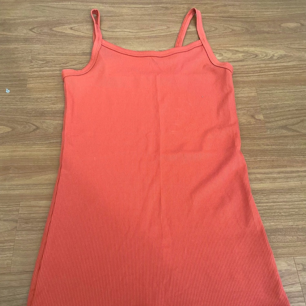Orange tank top